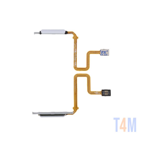 Flex Sensor de Impressão Digital Xiaomi Redmi Note 10 Pro 5G/Poco X3 GT Prata